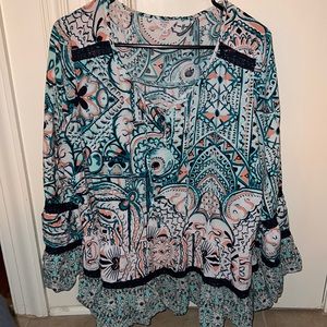 Floral design blouse